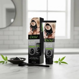 Dexe Black Mask Mascarilla Carbón Activado Elimina Puntos Negros Facial