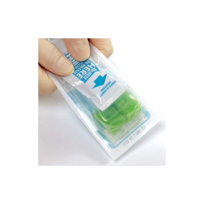 Toothette Oral Care Single Use Suction Swab System with Perox-A-Mint