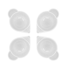 Honbay 4PCS DIY Epoxy Resin Tool Mini Silicone Mixing Cups Dispensing Cup Measuring Cup for Resin