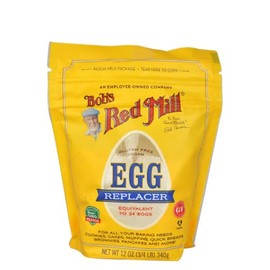 YCNO KOMBOFAN (Pack of 2) Bob's Red Mill Vegan Egg Replacer, Equivalent to 34 Eggs, Non-GMO, Gluten Free, (12 oz each, Total: 24 oz)