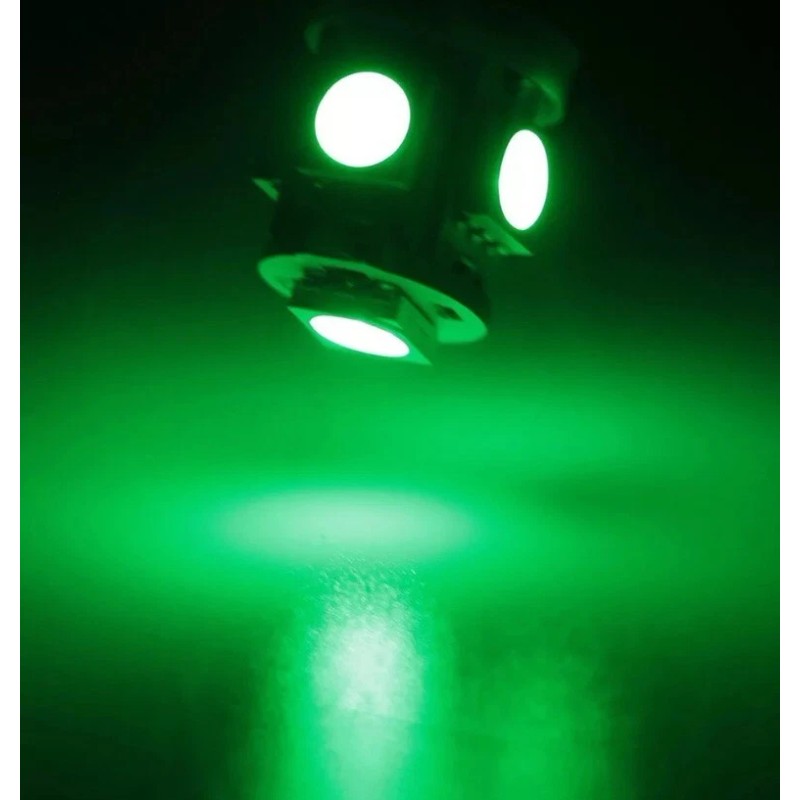 MILITARY HUMVEE Dash light bulbs 2 GRN BRIGHTEST bulb 24V