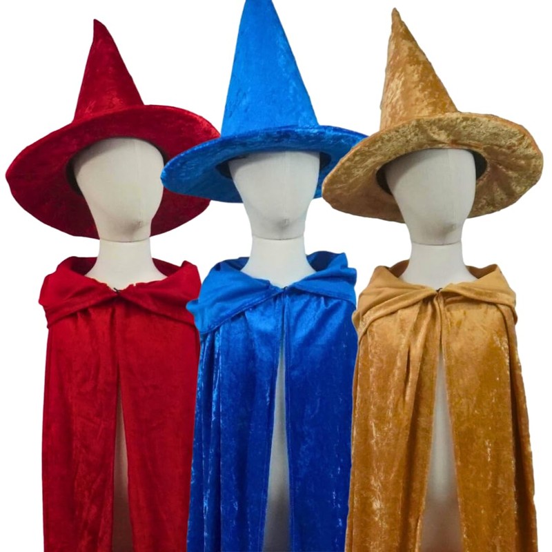 Witch or Wizard Costume Hat (Blue)