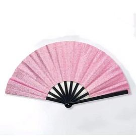 Glitter pop fan - Color: Purple