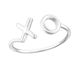 ICYROSE 925 Sterling Silver Above Knuckle Ring Mid Finger Top Stacking or can use for Toe Ring summer women's Size 3.5 (XO 20732)