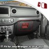 JWWY Glove Box Handle Trim Cover for Jeep Wrangler JL