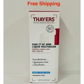 Crema hidratante facial lquido Thayers Soak It Up 80 horas 2,5 fl oz piel normal a seca                                                               