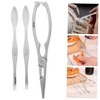 Gatuida 3pcs Seafood Cracking Tools Set Ergonomic Crab Peeling Clamps
