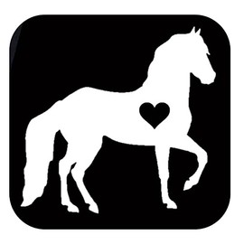 Paso Fino Horse lil h TP 596 6" Decal Sticker saddle horseshoe tack accessories