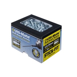 Ulti-Mate MB35030 Multi-Board - 3.5 x 30mm - Box of 200, Bright Zinc (Silver)