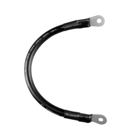 Renogy 1AWG, 12IN Copper Battery Interconnect Cable, Black