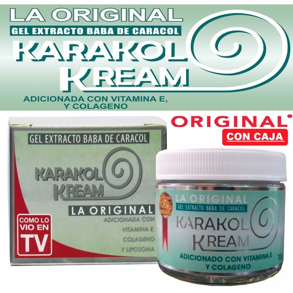 2 BABA CARACOL BEST Karakol Kream Snail Gel Face Cream Acne Spots Stretch Marks