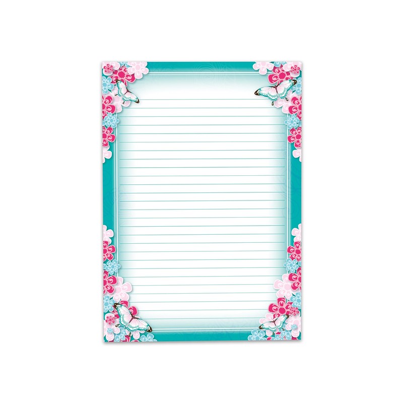 Limonia Letter Paper Set of 2 Writing Pads for Girls