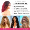 ManeMajesty 18 Inch Kinky Curly Lace Front Wigs Human Hair