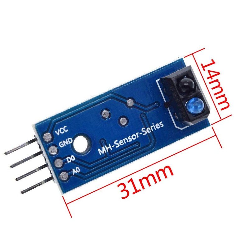 Hailege 10pcs TCRT5000 Infrared Reflective Sensor IR Photoelectric Switch Barrier