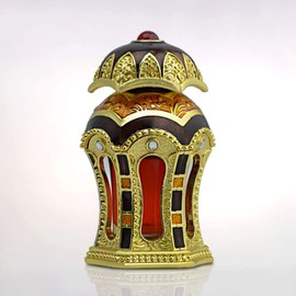 Rafia Gold - Arabian Designer Therapeutic Essential Perfume Oil Fragrance - Long Lasting Attar/Itar/Ittar - Alcohol Free - for Men and Women - hombre y mujer - Exquisite glass bottle