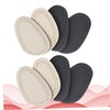 Baluue 12pairs Forefoot Pads Comfortable Cushion for Foot Cowhide Material