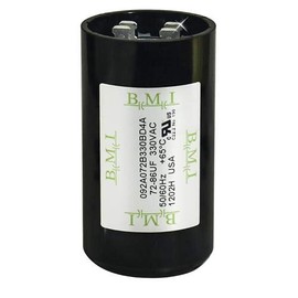 72-86 uF x 330 VAC - BMI Start Capacitor - # 092A072B330BD4A - Made in The USA