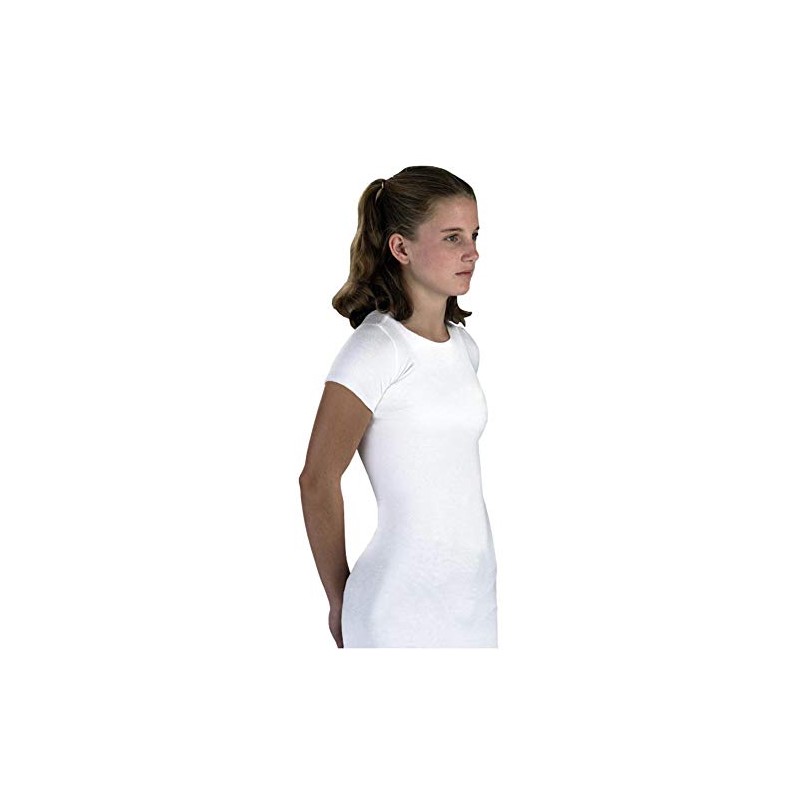 KNIT-RITE Torso Interface Crew Neck with Sleeves - Coolmax (White,