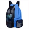 Drawstring Gym Bags with Zipper Pocket Swimming Drawstring Bag Backpack