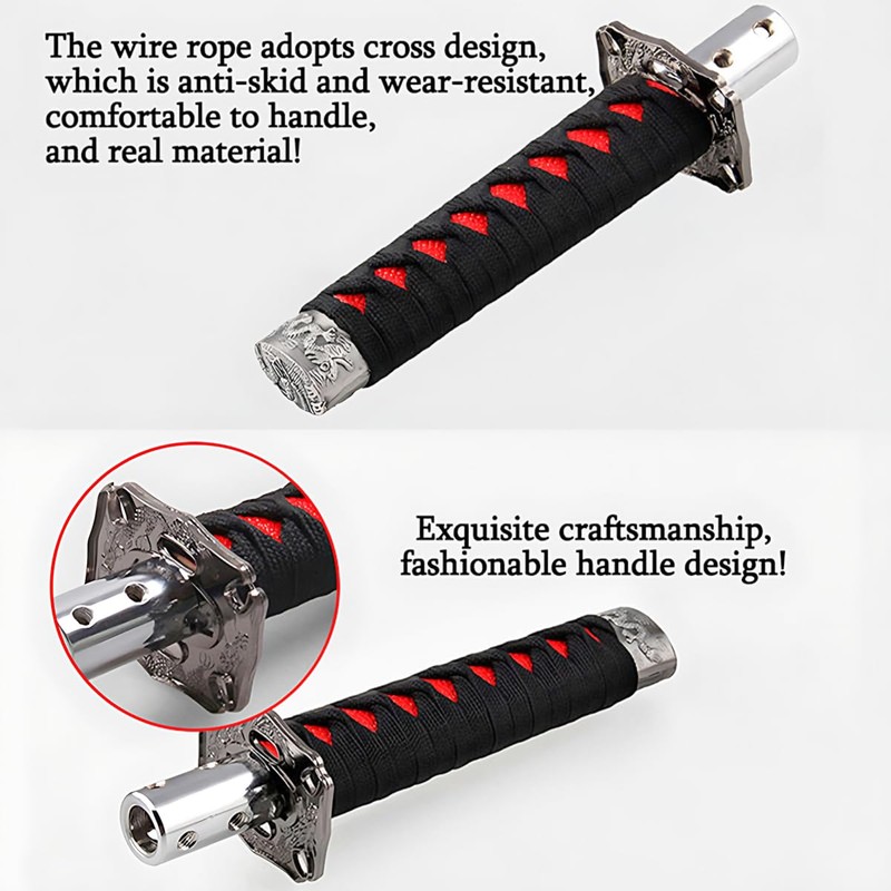 zipelo Samurai Sword Shift Knob, 6 Inch (15cm) Short Gear