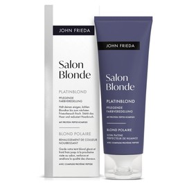 John Frieda Salon Blonde - Platinum Blonde - Colour Finish - Keeps the icy cool blonde tone fresh until the next hairdressing visit - Volume: 120 ml - Formulated without ammonia or peroxide