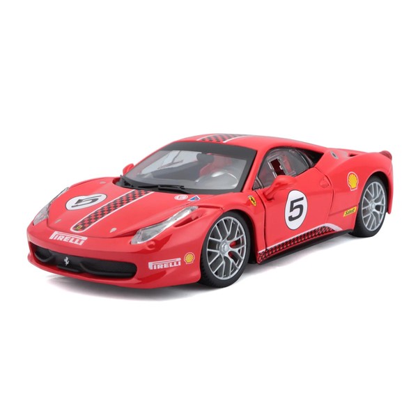 ModelToyCars 458 Challenger, Red - 18-26302 - 1/24 Scale Diecast