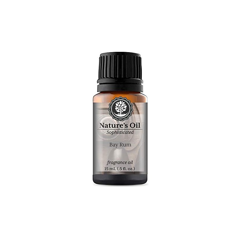 Bay Rum Fragrance Oil (15ml) for Cologne, Beard Oil, Diffusers,