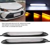 Pair of LED Daytime Running Lamp Strip Turn Signal White