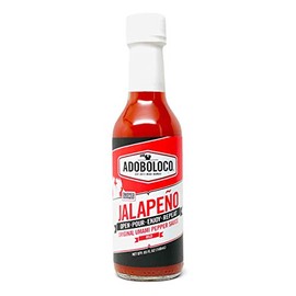 Adoboloco Hot Sauce Jalapeno Hawaiian Sauce - Mild Red Umami Sauce - Fiery Chili Pepper Sautee, Salad Dressing, Condiment Chili Pepper Sauce Blend