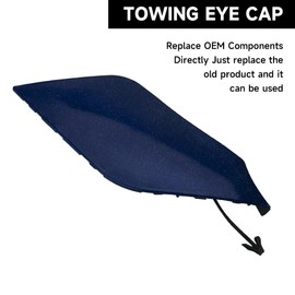 Yollky Front Bumper Tow Hook Cover Cap for Nissan Rogue 2017-2020 | Durable and Sturdy | 622A0-6FL0H | Tow Hook Eye Hole Cover Cap - Blue