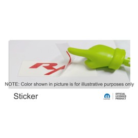 Reflective Concepts - R/T Trunk Emblem Overlay Decal Sticker - 2006-2023 Charger R/T- (Color: Reflective Red)