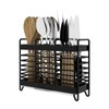 Kitchen Utensil Holder, Silverware Organizer Holder, Kitchen Counter Drainer Basket