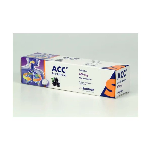 Acc 600 Mg Con 20 Tabletas Efervescentes