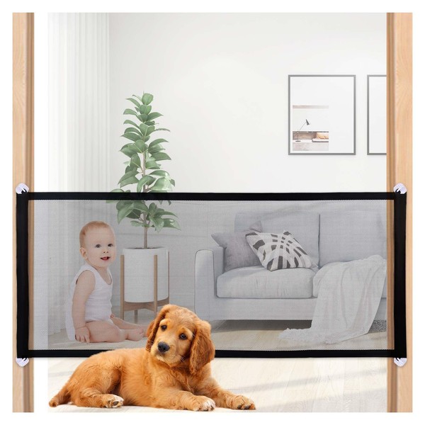 Mesh Dog Gate, Mesh Gates for Kids or Pets, 180