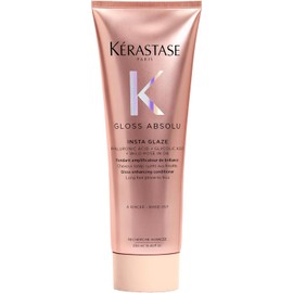 Kérastase Gloss Absolu Insta-Glaze Acondicionador Anti-Frizz, Brillo Intenso, Ácido Hialurónico, Ácido Glicólico y Aceite de Rosa Silvestre 250 ml