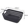 Leendines Mini Desktop Baskets 12 Packs, Grey Plastic Baskets for