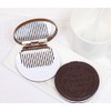 yueton Pack of 2 Mini Pocket Chocolate Cookie Compact Mirror
