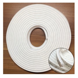 Weather Stripping Brush for Sliding Windows/Doors Frame Side,Pile Self Adhesive Weatherstrip Seal Strip Sealer Draft Stoppers (16.5ft x11/32 x 3/16 Brush inch, White)