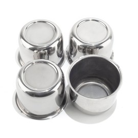 GTownWorks Stainless Steel 3.11 inch Wheel Center Caps Hub Cap 79mm Fit 3.11" Bore Rims Truck Trailer RV SUV Chrome Push Through Wheel Cover, 4Pcs