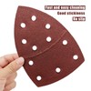 50 PCS Mouse Detail Sander Sandpaper, 80 Grit Palm Sander