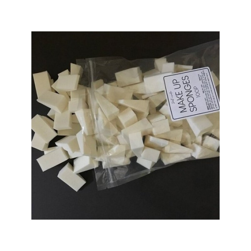 대용량 화이트 삼각웨지 퍼프 100p Large Capacity White Triangle Wedge