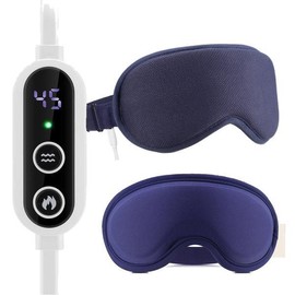 USB 충전 온열 아이마스크, 건조한 눈용 진동 마사지, 눈 피로 해소, 따뜻한 수면 가리개, 사무실 가정 여 [04 TYPE 2] USB Charging Heating Eye Mask, Vibration Massage for Dry Eyes, Relieves Eye Fatigue, Warm Sleep Mask, for Office and Home [04 TYPE 2]