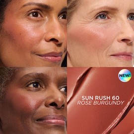 IT Cosmetics Do It All Serum Color Balm Sun Cream Blush & Bronzer, Sun Rush - Blendable & Buildable, Lift, Reshape, All-Over Color, 24HR Hydration, Hyaluronic Acid, Peptides & Vitamin E - 0.63 oz