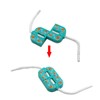 WSNMING 5 Pcs Broken Rope Restoration Close-up Magic Trick Puzzle