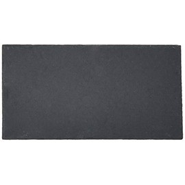 Genware NEV-SLTN-2513 Natural Edge Slate Platter, 25 cm x 13 cm