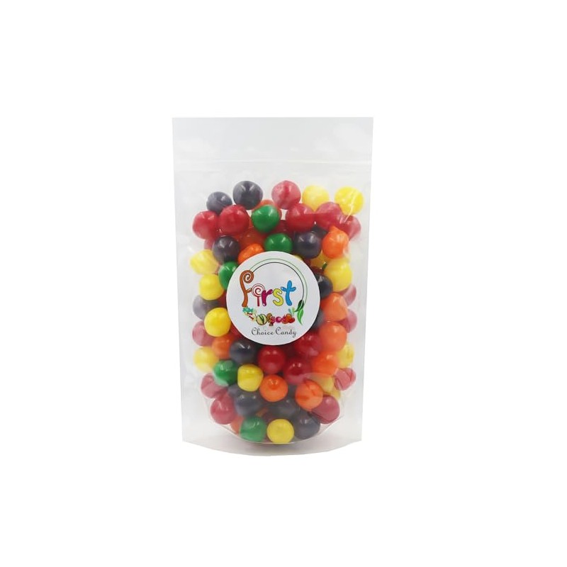 Sour Chewy Fruit Candy Balls (Assorted, 1 Pound)