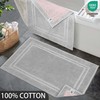 VOOVA & MOVAS Bath Mats 2-Pack 24"x33", Cotton, 830GSM, Light
