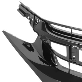 Auto Dynasty HO1200242 Factory Style Front Bumper Grill Grille Assembly Compatible with Honda Civic Sport 2/4-Door 2016-2021, Matte Black