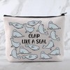 Seal Lover Gift Clao Like A Seal Makeup Bag Ocean