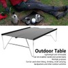 Outdoor Barbecue Table Ultra‑Light Portable Folding Aluminum Alloy Table for